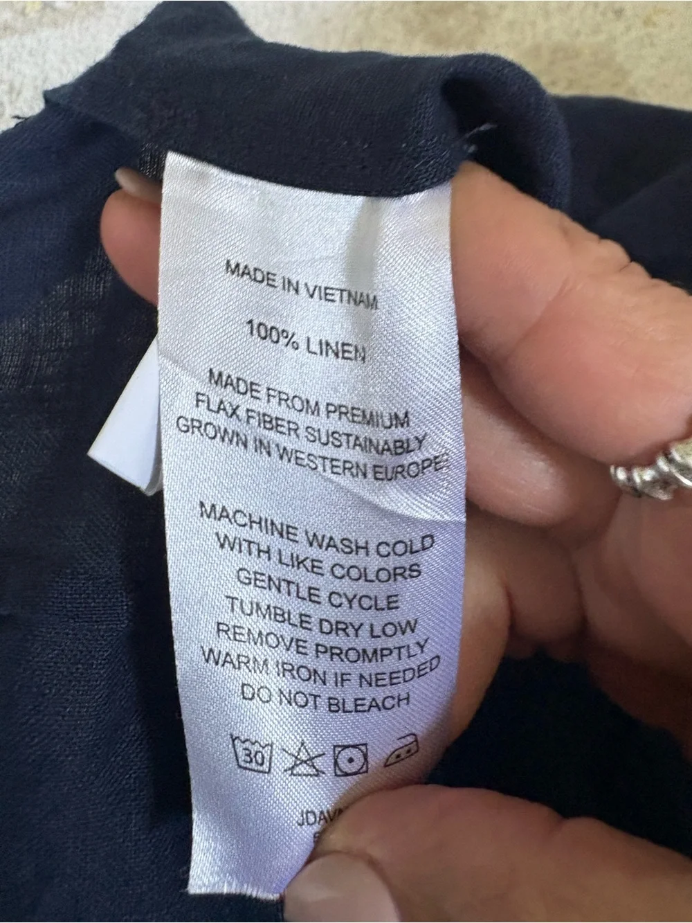 Quince 100% European Linen Patch Pocket Wide Leg Pants